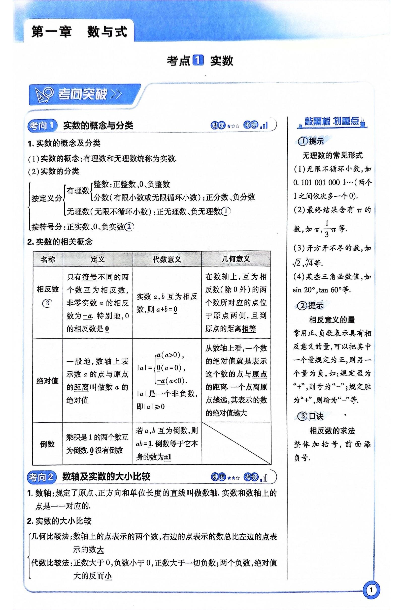 初中数学《必刷题 真题诊断自查版》（狂K重点） 04