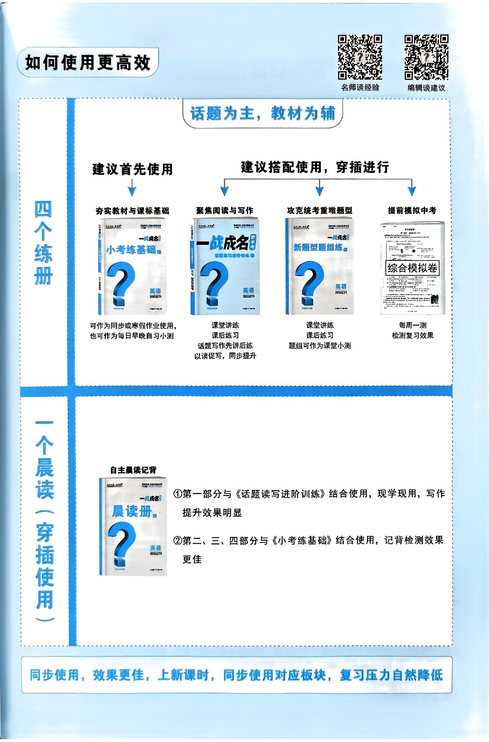 初中数学英语物理化学《一战成名》2025版 04