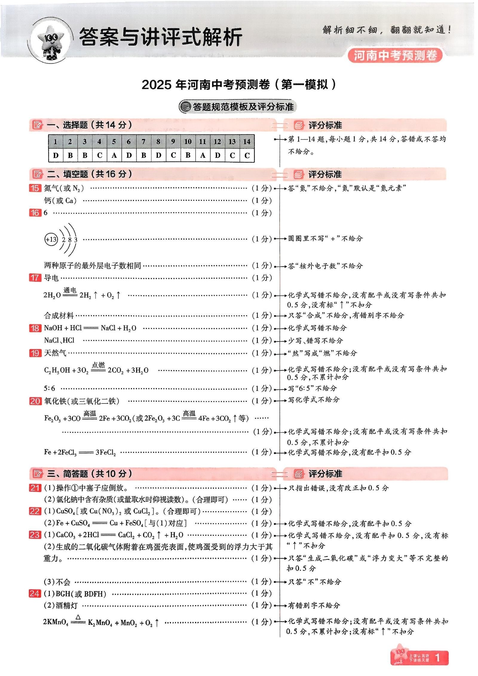 初中语文数学英语物理化学《金考卷•中考测评卷》2025版 03