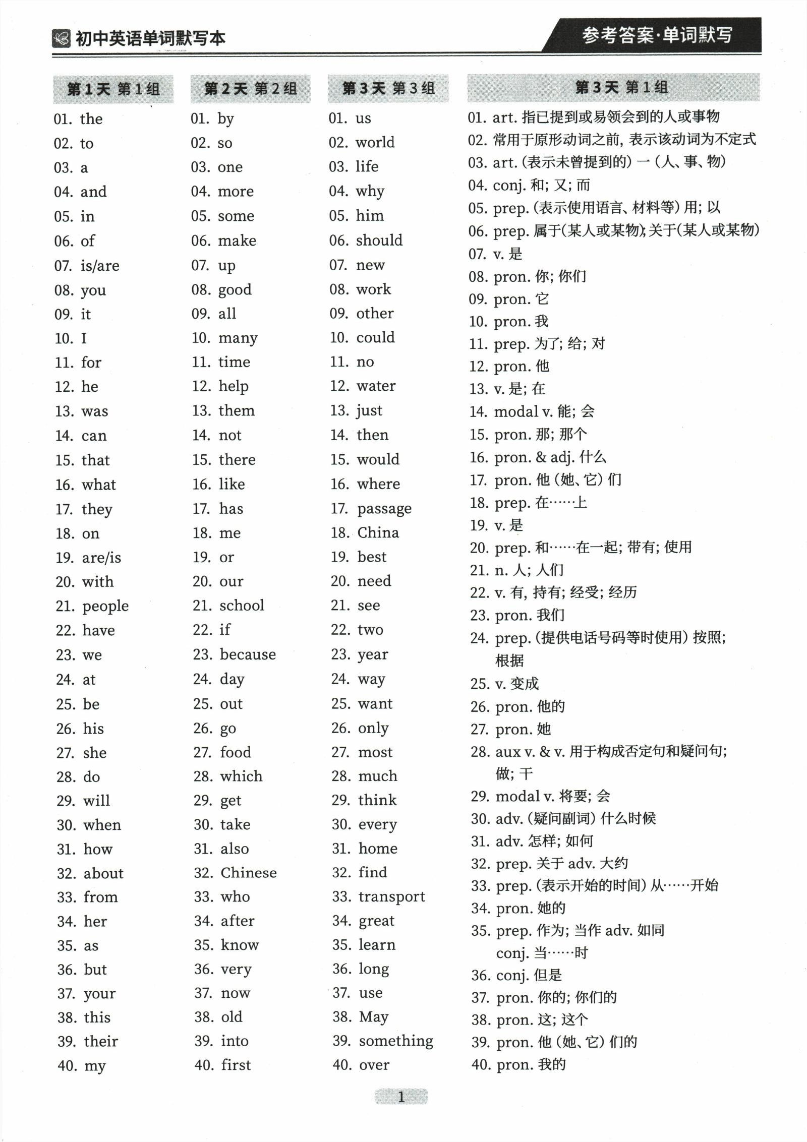 初中英语《蝶变单词 详解巧计初中英语单词》 02