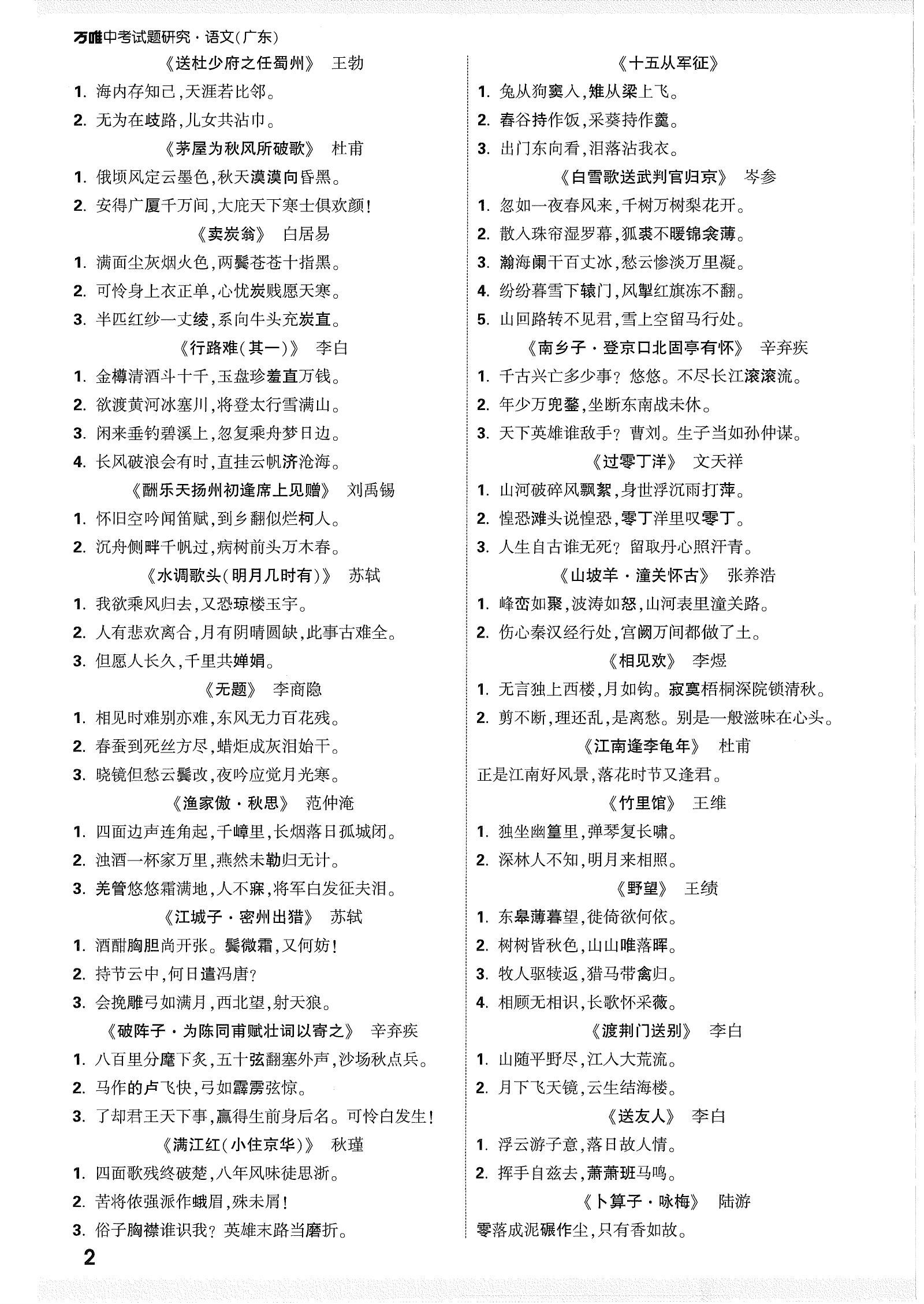【02】2025版万唯中考《试题研究》多版本 04