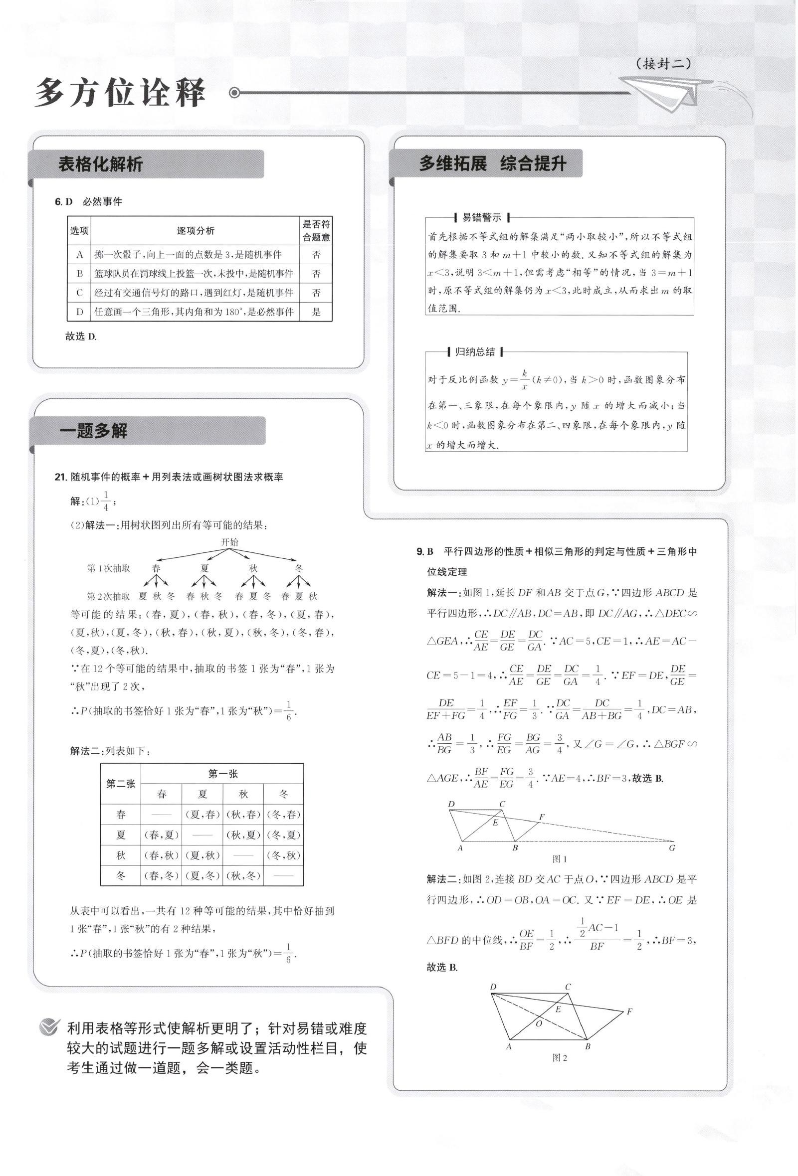 初中语文数学英语道法物理历史《全国中考试题精选》2025版 03